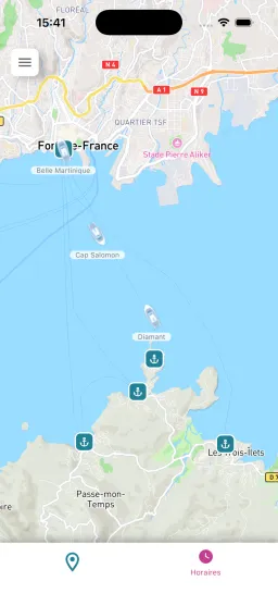 Capture d'écran 1 de l'app Jul'ia, Ville de Fort-de-France